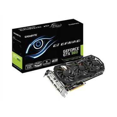 Gigabyte GV-N960G1 GAMING-4GD - Graphics card - GF GTX 960 - 4 GB GDDR5 - PCIe 3.0 x16 - 2 x DVI, HDMI, 3 x DisplayPort
