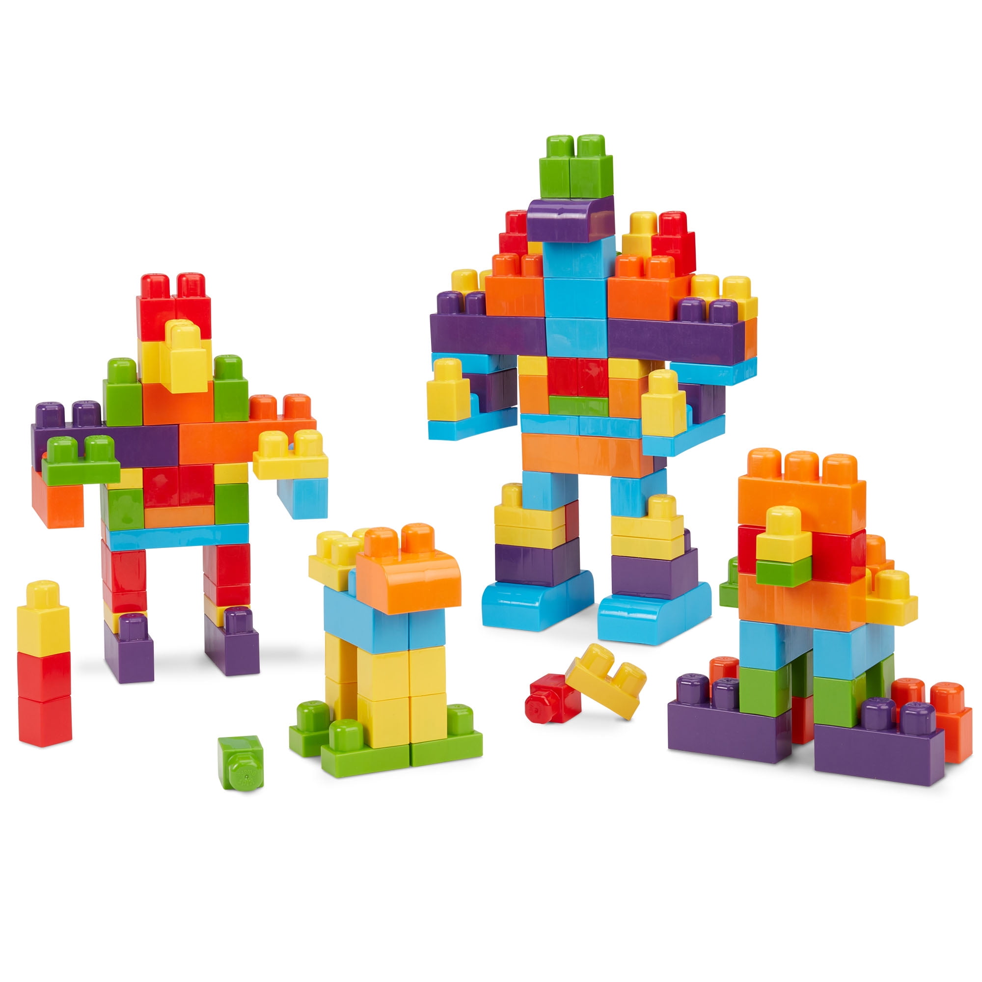 Kids @ Work A Box of Blocks 80 Piece Building Set Compatible with Major Brands 