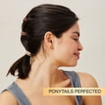 thumbnail image 4 of Scunci 2x Stronger Elastic All Hair Ponytail Hair Ties, Brown, 32 Count, 4 of 9