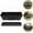 Black, variant on Window Box Planter, 17 inches Rectangle Planters Box with Drainage Holes and Trays,Flower Indoor Outdoor Boxes, Plastic Vegetable Planters for Windowsill Patio Garden Home Decor Porch Yard,Black