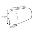 thumbnail image 2 of Set of 2 Stretch Armrest Covers Arm Covers for Chairs Couch Sofa Armchair Slipcovers for Recliner Sofa Camel, 2 of 5