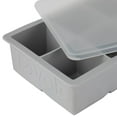 thumbnail image 4 of Tovolo King Cube Ice Tray w/Lid Oyster Gray, 4 of 7