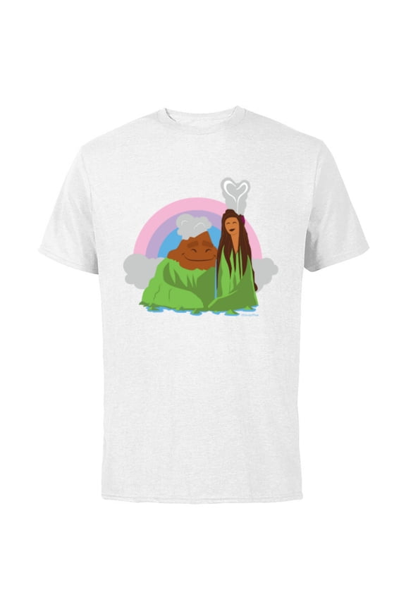 Disney and Pixars I Lava You Romantic Valentines Day - Short Sleeve Cotton T-Shirt for Adults - Customized-White