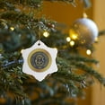thumbnail image 7 of 3drose, Seal of the State Rhode Island (pd-us), 3 inch Snowflake Porcelain Ornament, 7 of 7