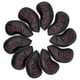 thumbnail image 2 of 10 piezas Golf Iron Headcover Club Head Covers Se la la adaptaciónción a las ,,,7,8,9,a,S,P,L PU Transporte Protección Protección Impermeable Club rojo, 2 of 8