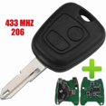 thumbnail image 1 of 433MHz Remote Key with ID46 Chip for 107, Citroen C1, C3, Aygo (2005-2014), 1 of 1
