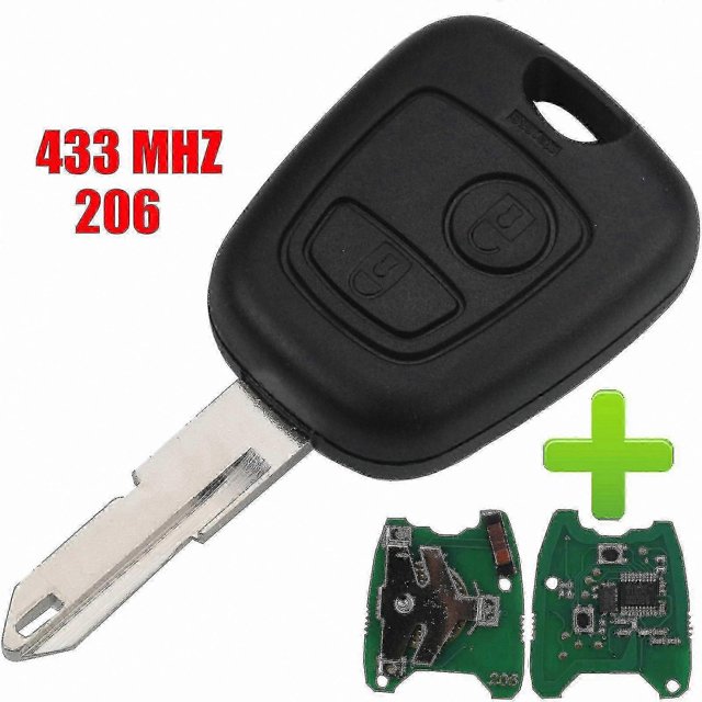 433MHz Remote Key with ID46 Chip for 107, Citroen C1, C3, Aygo (2005-2014)