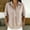 Coffee, variant on CYMMPU Women's Vertical Stripe V Neck Short Sleeve T-Shirt, Oversized Loose Fit Soft Casual Daily Blouse Green S