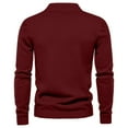 thumbnail image 3 of TMOYZQ Men's Slim Fit Mock Turtleneck Pullover Sweater Casual Long Sleeve High Neck Basic Knitted Sweaters Fall Winter Thermal Jumper Tops, 3 of 3