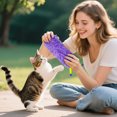 thumbnail image 6 of KMWGRE Interactive Cat Toy with Antenna Soft Durable Indoor Play Companion for Purple 30x12cm, 6 of 6