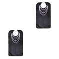 thumbnail image 1 of Thinsony Polyester Oil Resistant Adult Bibs For Women Easy To Wear And Clean Adult Bibs For Elderly Washable 2Set, 1 of 6