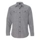 thumbnail image 1 of Burnside 8200 Camisa de franela sólida de manga larga para hombre Heather Grey Small Burnside 8200, 1 of 1