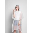 thumbnail image 1 of 2 ponchos de lluvia, ponchos reutilizables de EVA, unisex para adultos, para acampar, viajar, actividades al aire libre, talla única, 1 of 4