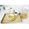 thumbnail image 4 of Home Basics Elegant Metallic Weave Serving Tray with Cut-Out Handles, Gold, 4 of 6