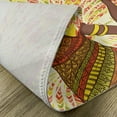 thumbnail image 5 of Ambesonne African Place Mats Set of 4, Dancing Woman Hand Drawing, Standard Size, Green Red Yellow, 5 of 6