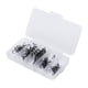 thumbnail image 3 of Set 50 Unids/caja Anzuelo De Pesca Anzuelo Triple Afilado 5 Tamaños 2/4/6/8/10 Aparejos De Anzuelo Negro, 3 of 7