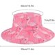 thumbnail image 5 of Sombrero ajustable para el sol para bebé, sombrero de verano para niños, ala ancha para piscina/playa/natación/al aire libre Rojo Verde, 5 of 5