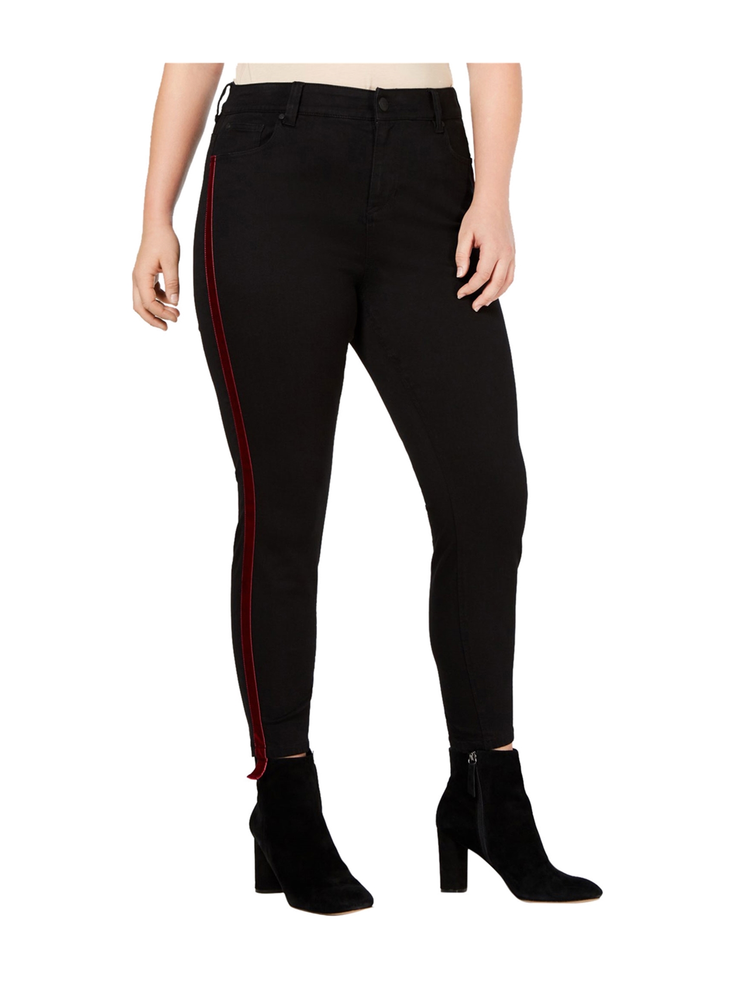 Celebrity Pink Womens Velvet Stripe 