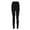 Black, variant on Fashionable Solid Maternity Yoga Jumpsuit Breathable Stretch Full Length Activewear for Pregnancy Comfortable Workout Clothing