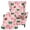 Pink Candy Cane, variant on Pzuqiu Christmas Santa Wingback Chair Covers,2 Piece Chair Covers Armchair Breathable Chair Covers Armchair,Soft Polyester Fabric,Machine Washable,Non-Slip,for Christmas Home Decor,Sofa Protection