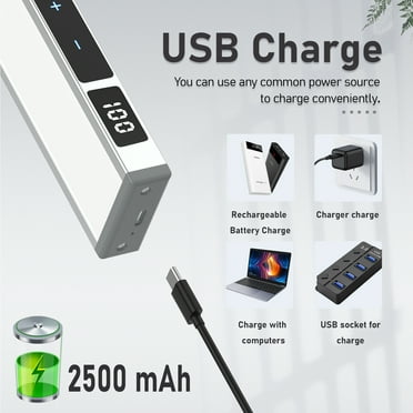 Lepotec 7.87" Rechargeable Touch Control Dimmable Under Cabinet Lights