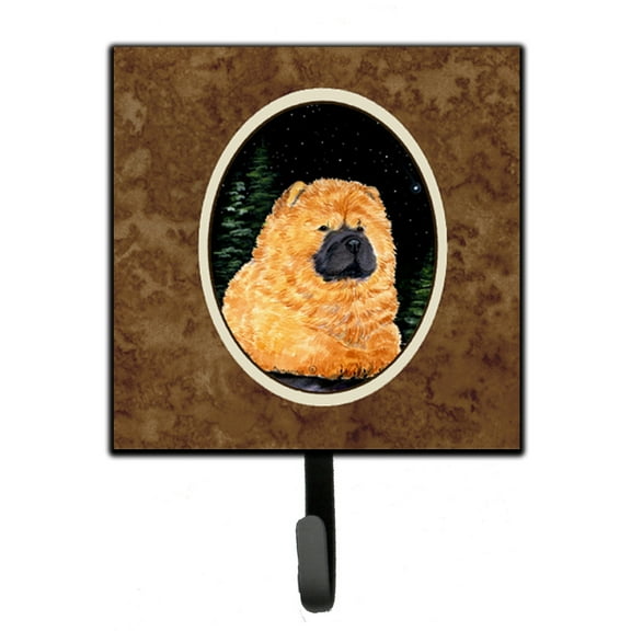 Carolines Treasures SS8489SH4 Starry Night Chow Chow Leash or Key Holder 7Hx4.25W multicolor