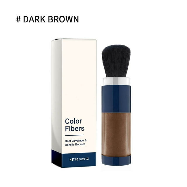 Poudre de Couleur pour Racines de Cheveux Extracteur de Boutons Poudre de Fibres Capillaires Denses Remplissage du Dessus de la Racine Poudre d'Ombre Rafraîchissante pour Racines et Écailles