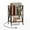 Brown, variant on Giantex Record Player Stand, Turntable Stand w/Built-in Charging Station, Storage Cabinet, Home Accent Display Table, Gray Oak