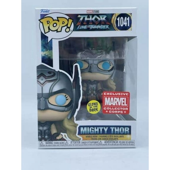1041 Mighty Thor - Glow - Marvel Thor Love and Thunder - Marvel Collector Corps Funko POP