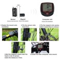 thumbnail image 2 of Ordenador de bicicleta Soidarity LCD Digital Negro + Rojo, 2 of 6