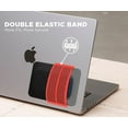 thumbnail image 3 of Afterplug 2-Pocket Adhesive Storage Pouch for SSD, Magic Mouse, Cables, Black and Gray, 3 of 4