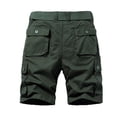 thumbnail image 4 of Cargo Shorts for Men Loose Fit Mens Bermuda Cargo Shorts Lightweight Outdoor Casual Daily Utility Pocket Shorts, 4 of 5