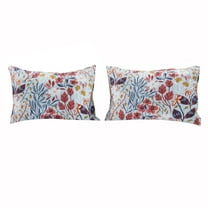Benjara Full Size 3 Piece Polyester Quilt Set with Floral Prints, Multicolor
