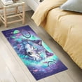 thumbnail image 4 of Coolnut Wolf Bath Mat, Dry Quickly Non Slip Absorbent Bath Rug, Soft Living Room Bedroom Home Floor Mats, Bath Mats for Bathroom, Tub and Shower 20" x 39" Home Decor, 4 of 7