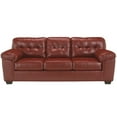 thumbnail image 2 of Flash Furniture Signature Design by Ashley Alliston Sofa in Salsa Faux Leather, 2 of 2