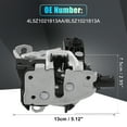 thumbnail image 4 of Motor de actuador de bloqueo de puerta eléctrica del lado del conductor delantero izquierdo de Unique Bargains para Ford Ranger 1998-2011 No.4L5Z1021813AA Negro, Tonalidad plateada, 4 of 7