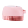 thumbnail image 1 of Cepillo de masaje para champú para mascotas, cepillo de lavado de baño para perros de silicona, cepillo de aseo para gatos para perros y gatos, color rosa, 1 of 12