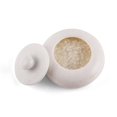 thumbnail image 1 of White Marble Salt & Pepper Pot, 1 of 4
