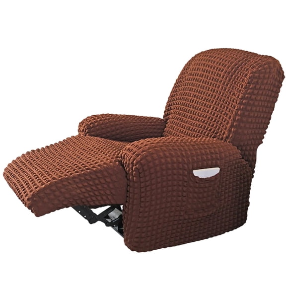 Comfortable Single Seater Armchair Slipcover Soft Elastic Bubble Grid Tub Sofa Protectors Adds Elegances to Any Room
