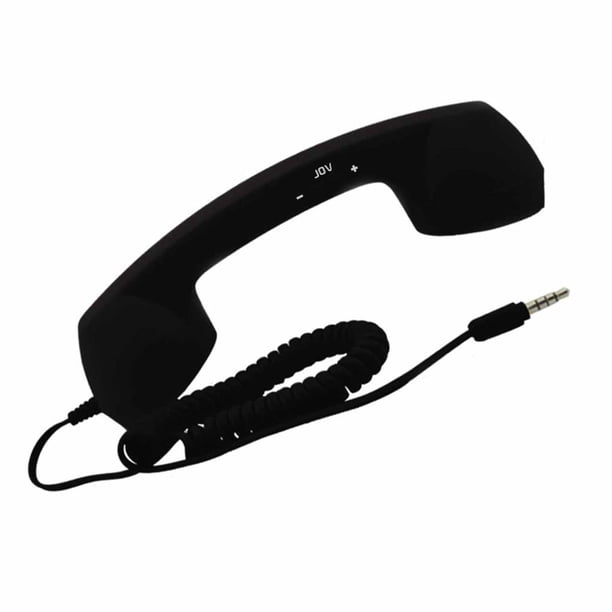 Auricular De Teléfono Con Cable Estéreo Retro Y Auriculares Receptores De Auricular De Teléfono Con Cable Para Un Teléfono Móvil Con Llamadas Cómodas matsuzay EL012125-00
