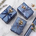 thumbnail image 6 of 2026 New Navy Blue Wrapping Paper Roll 17in x 33ft, Matte Pearly Solid Gift Wrap for DIY Bouquet, Wedding, Birthday, Graduation & Father’s Day, 6 of 13