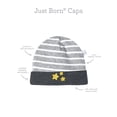 thumbnail image 5 of Just Born® Organic Baby Boy Cardigan, Pant, & Cap Set, 3-Piece, 5 of 13