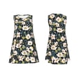 thumbnail image 7 of Lsque Flowers Pattern Summer Dresses for Women – Sleeveless T-Shirt Swing Sundress, Perfect for the Beach and Casual Days, 7 of 7