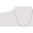thumbnail image 3 of 14K Yellow Gold 1.05mm Diamond Cut Spiga With Lobster Clasp Chain (20 X 1.05) Made In Peru pen157-20, 3 of 6