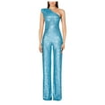 thumbnail image 2 of Sentmoon Women Outfits Summer Jumpsuits Solid Color Slim Fit Sleeveless Rompers for Women for Going out and Concert, 2 of 5