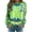 z2 Green, variant on Guluxicc Plus Size Womens St Patricks Day Tunic Tops Casual Crewneck Long Sleeve Shirts Cute Shamrock Graphic Pullover Sweatshirts, S