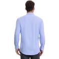 thumbnail image 3 of DARING DIVA Men's Plaid Long Sleeved Button Down Houndstooth Dress Shirts M Light Blue, 3 of 6