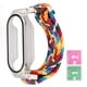 thumbnail image 2 of Correa de Reloj Trenzada de Nailon Suave ANGGREK Protector de Pantalla para Mi Band 7, 2 of 8