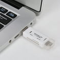 thumbnail image 3 of New Multifunctional 3 in 1 TypE C Micro USB Card Reader High Speed Transmission (White), 3 of 8