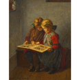 thumbnail image 3 of Walter Firle 20x24 Black Modern Framed Museum Art Print Titled - The Fairy Tale (The Fairy Tale), 3 of 5